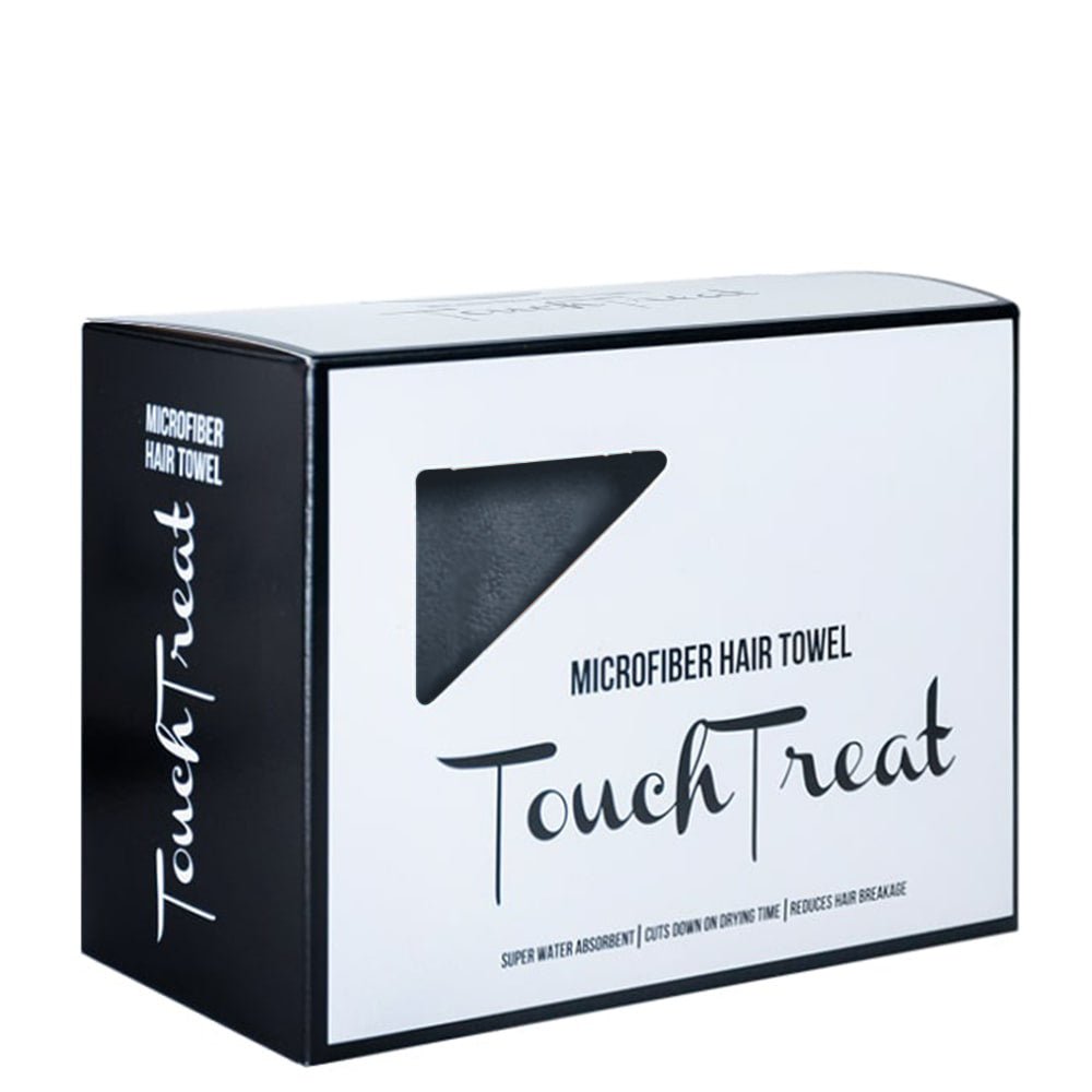Микрофибърна кърпа за коса Gray - Touch Treat