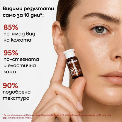 Шок ампули за лице с ботокс и лифтинг ефект със 7 вида пептида и био спикули 10 бр. х 2 мл - laCabine