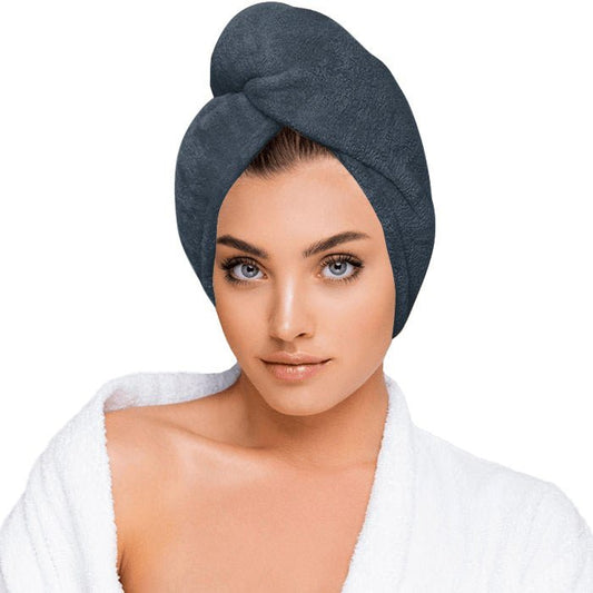 Микрофибърна кърпа за коса Gray - Touch Treat