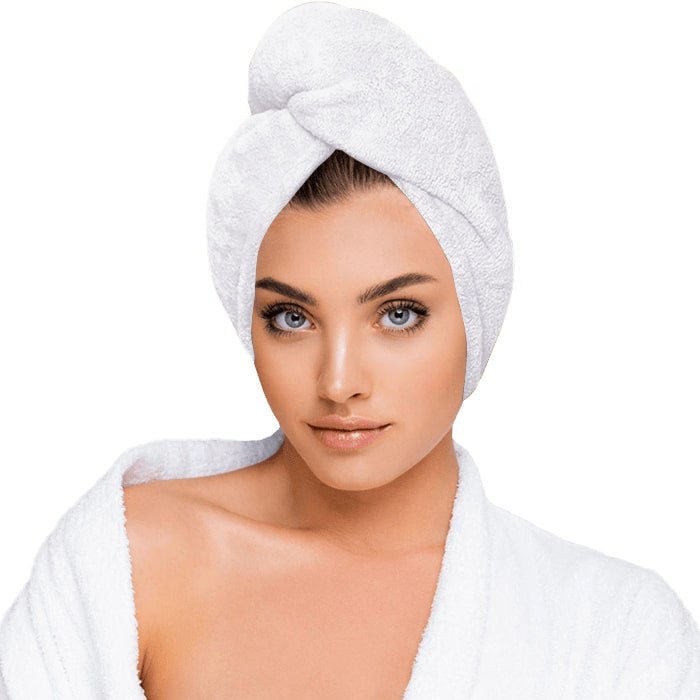 Микрофибърна кърпа за коса White - Touch Treat