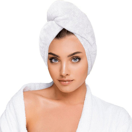 Микрофибърна кърпа за коса White - Touch Treat