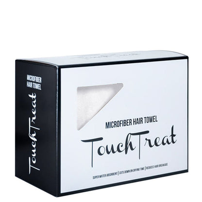 Микрофибърна кърпа за коса White - Touch Treat