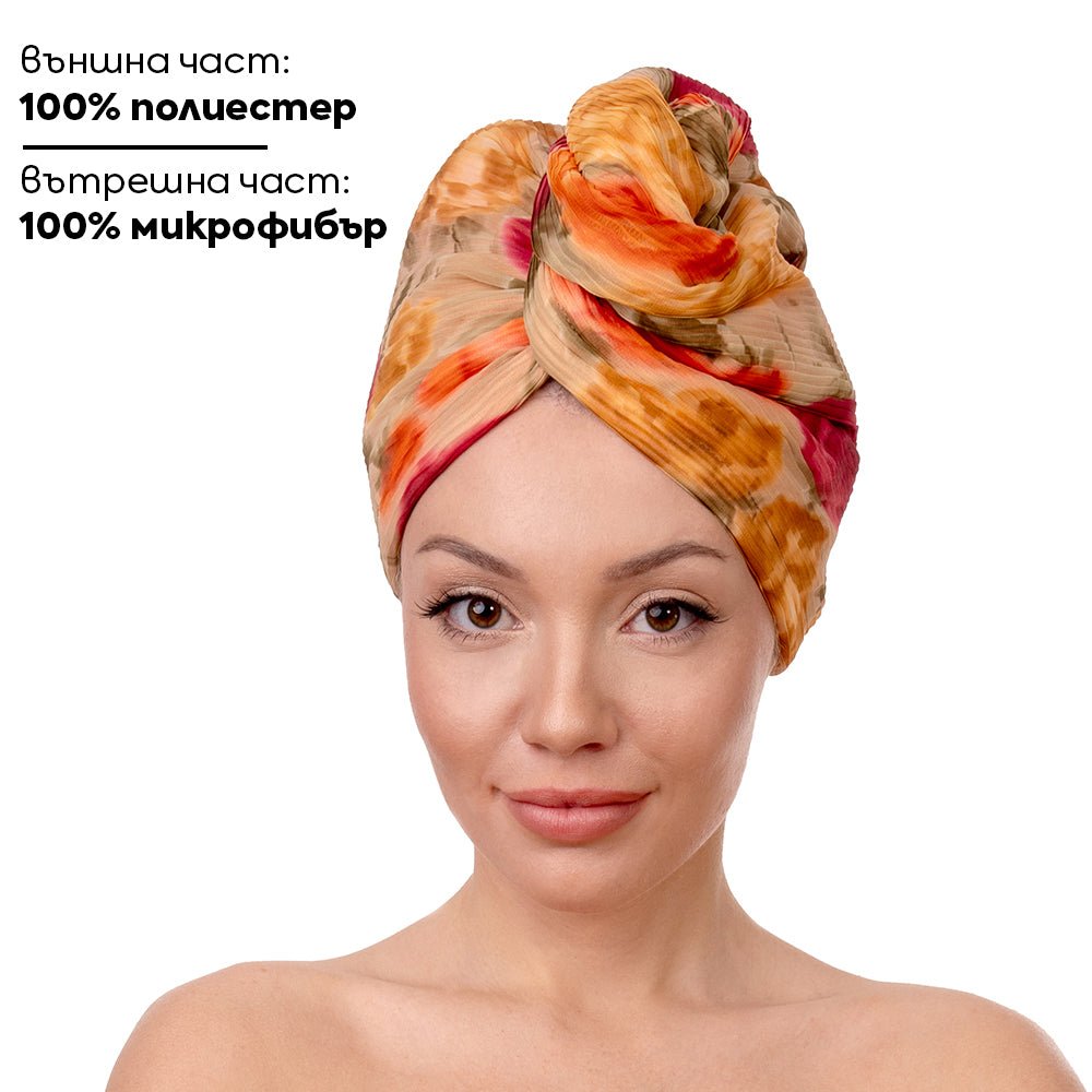 Кърпа за коса от полиестер и микрофибър - Touch Treat