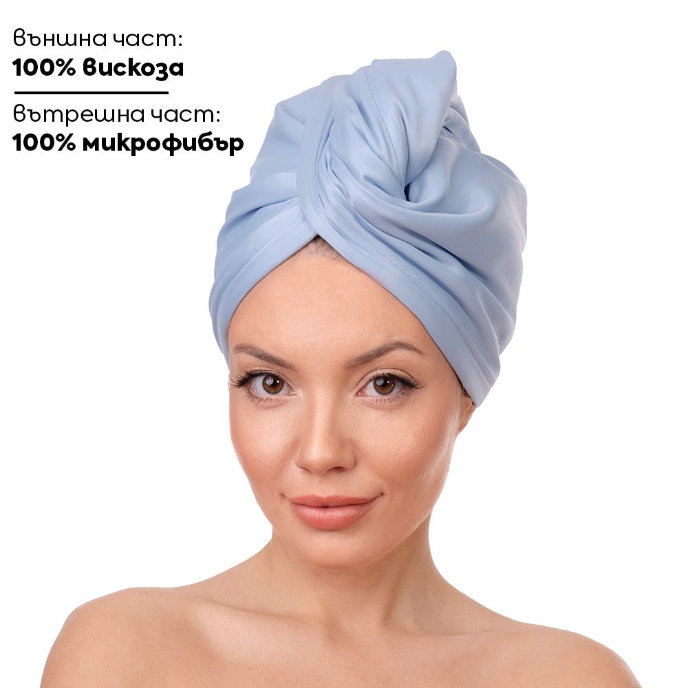 Кърпа за коса от вискоза и микрофибър - Touch Treat