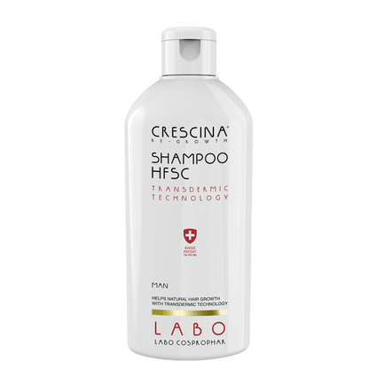 ПОДАРЪК Трансдермален шампоан за възстановяване растежа на косата за мъже 200 мл - Crescina