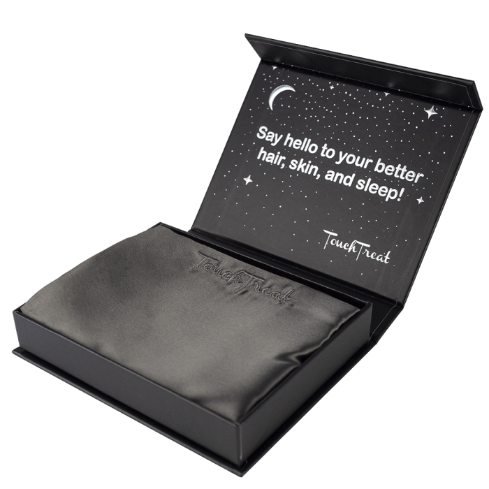 Копринена калъфка за възглавница Dark Grey
