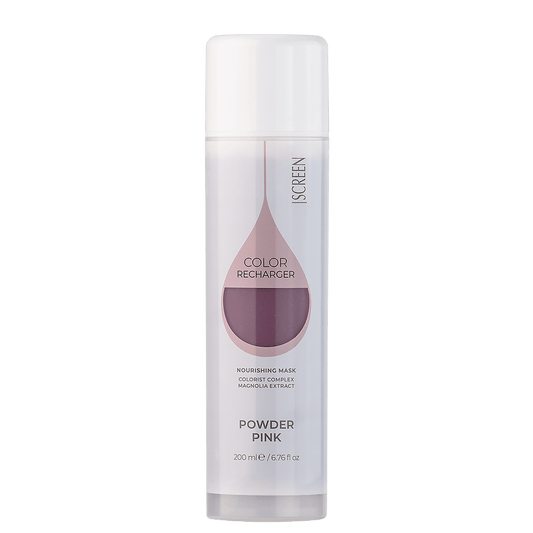 Оцветяваща и подхранваща маска за коса POWDER PINK 200 мл - SCREEN