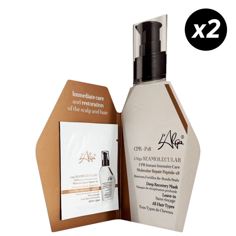 Луксозен travel комплект за възстановяване и хидратация с подарък несесер и 2 тестера - L'Alga