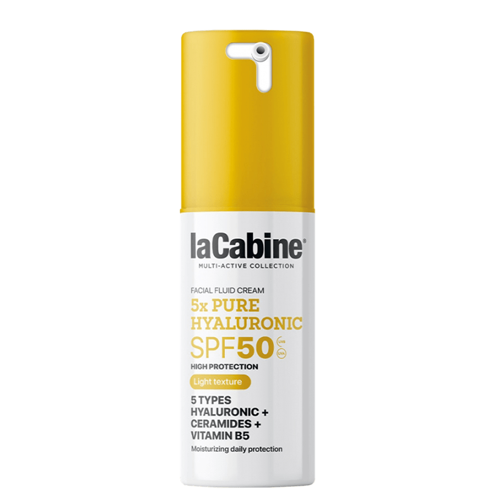 Крем - флуид за лице слънцезащита SPF50 и 5 вида хиалуронова киселина 30 мл - laCabine