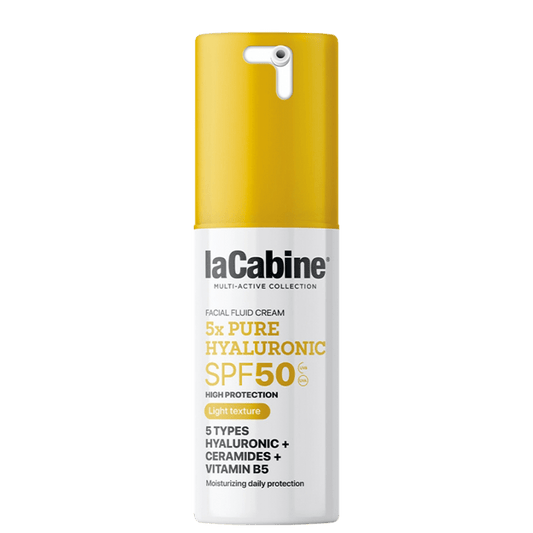 Крем - флуид за лице слънцезащита SPF50 и 5 вида хиалуронова киселина 30 мл - laCabine