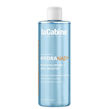 Мицеларна вода за лице с NAD+ Booster за почистване, дълготрайна хидратация и клетъчно ревитализиране 400 мл