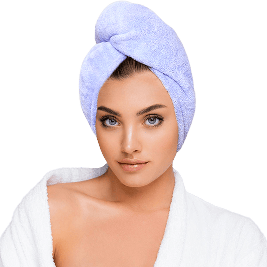 Микрофибърна кърпа за коса Purple